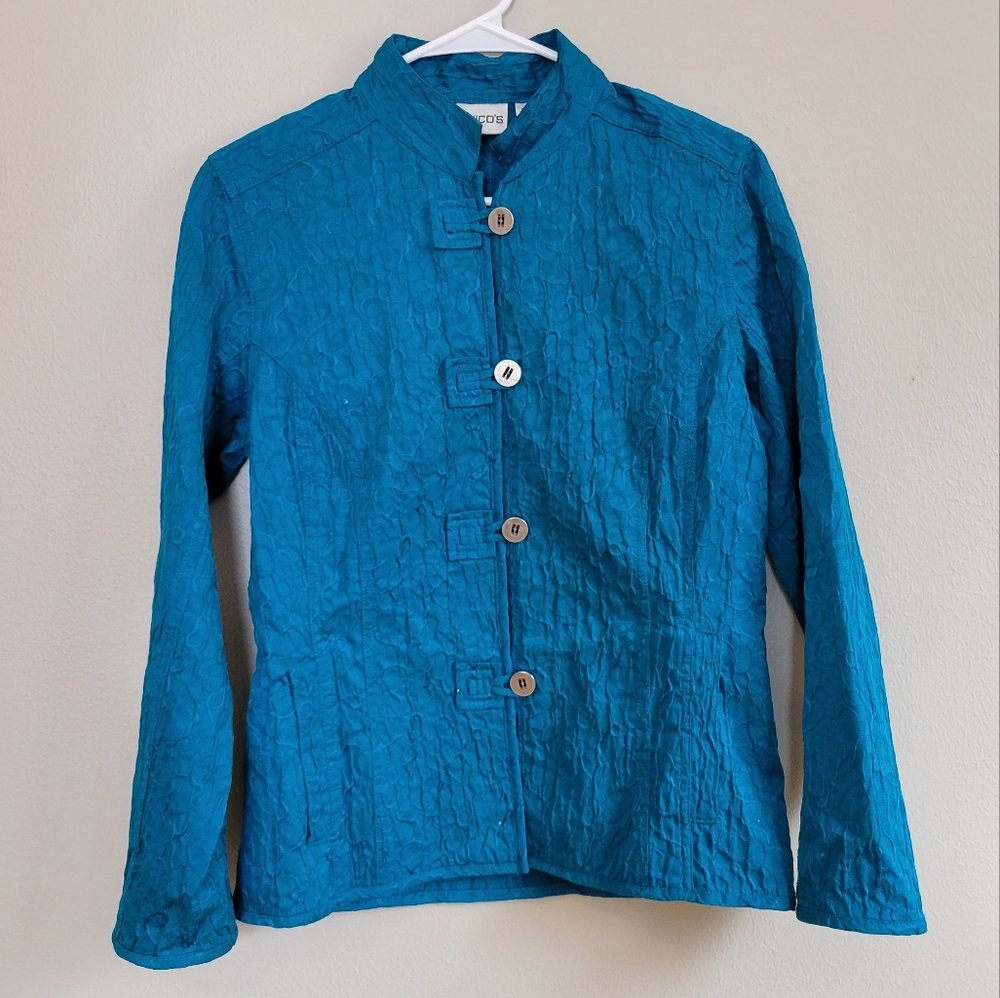 Chicos quilted jacket